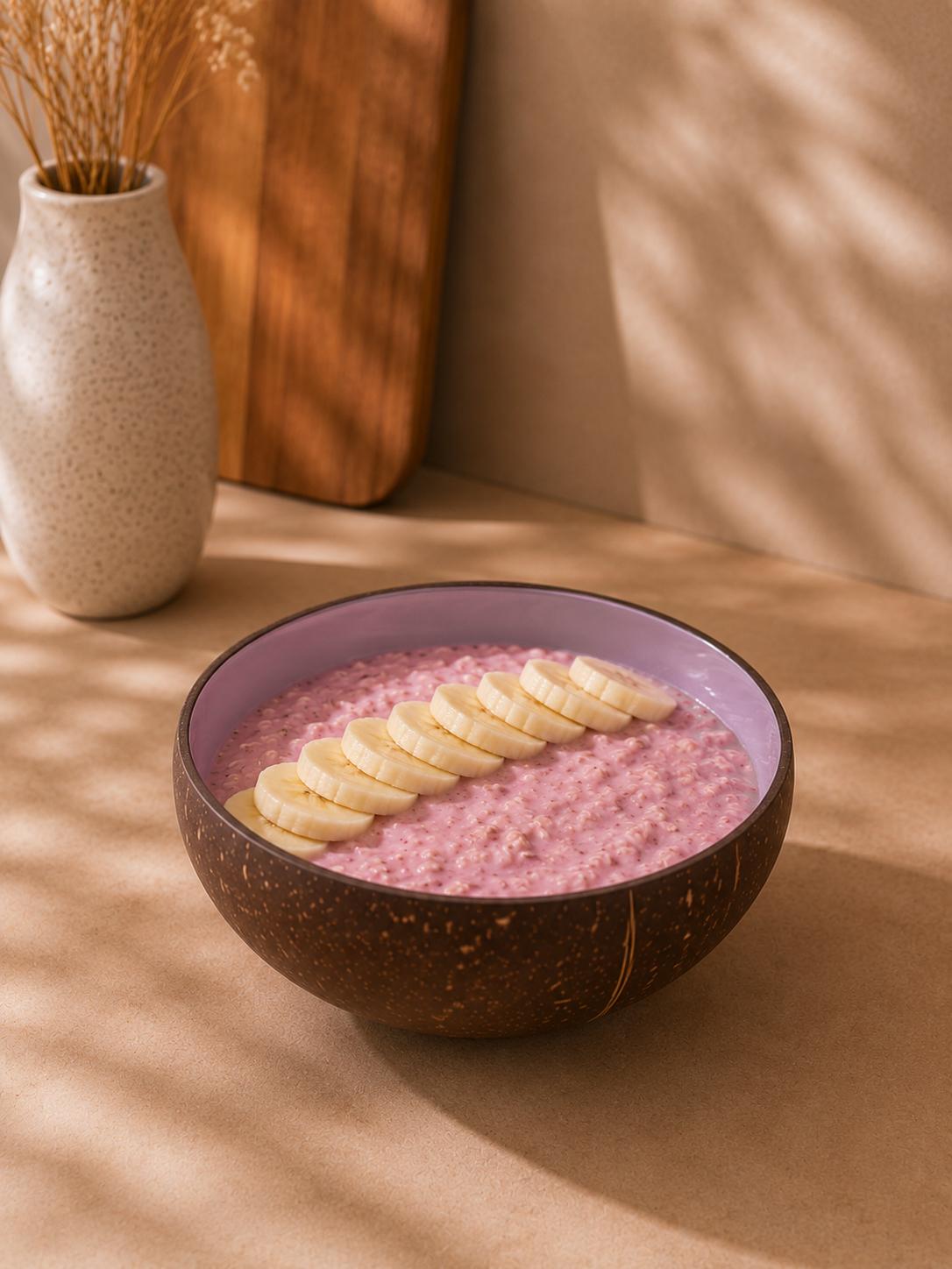 Kokosnootkom - Lila Bloom - Chia Protein Oats
