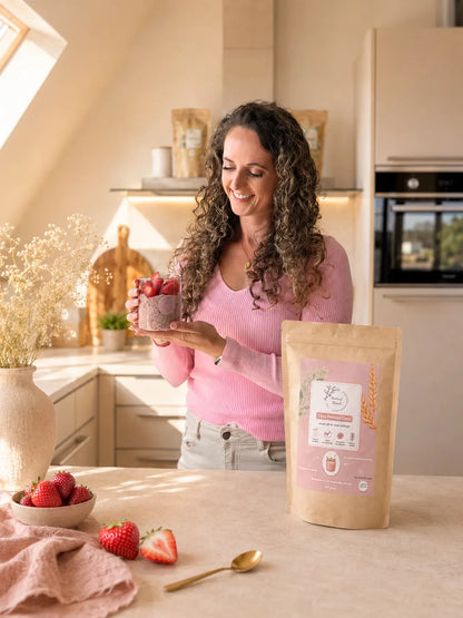 Chia Protein Oats - Strawberry Cheesecake