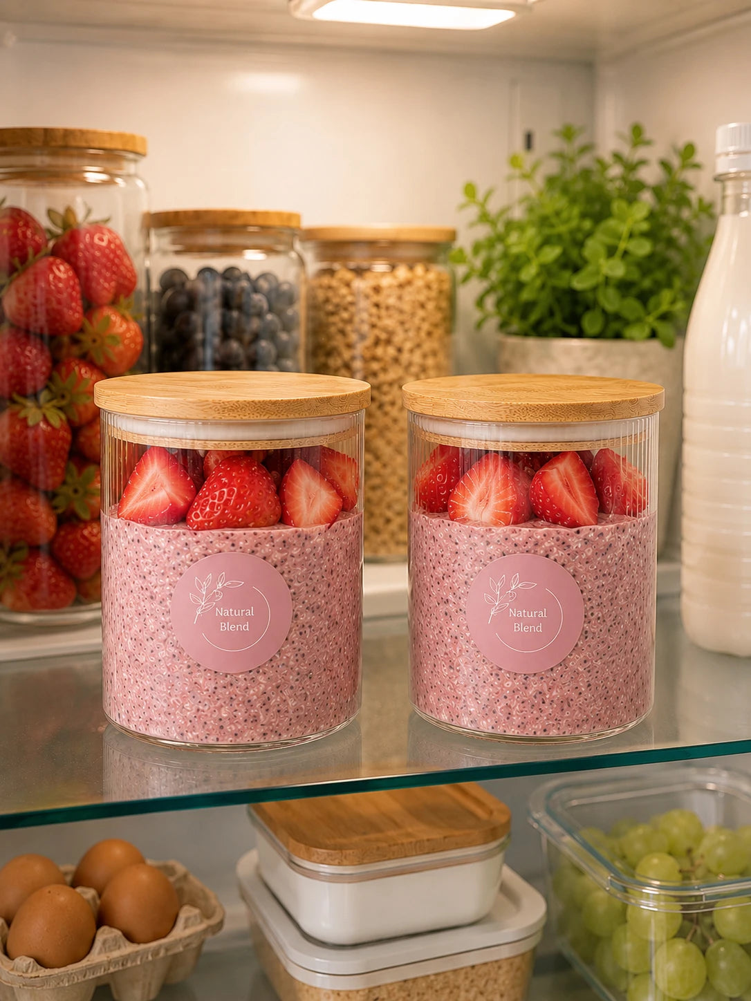 Chia Protein Oats - Strawberry Cheesecake