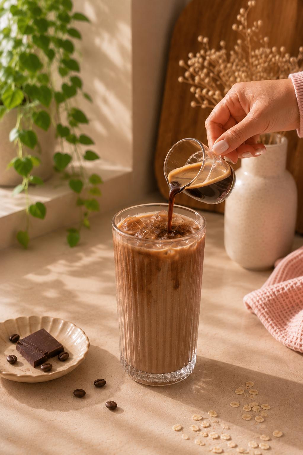 Iced cinnamon choco coffee - Anti-stress blend