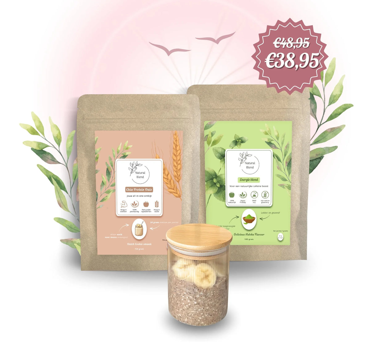 Natural Blend - Superfood Powders voor Energie