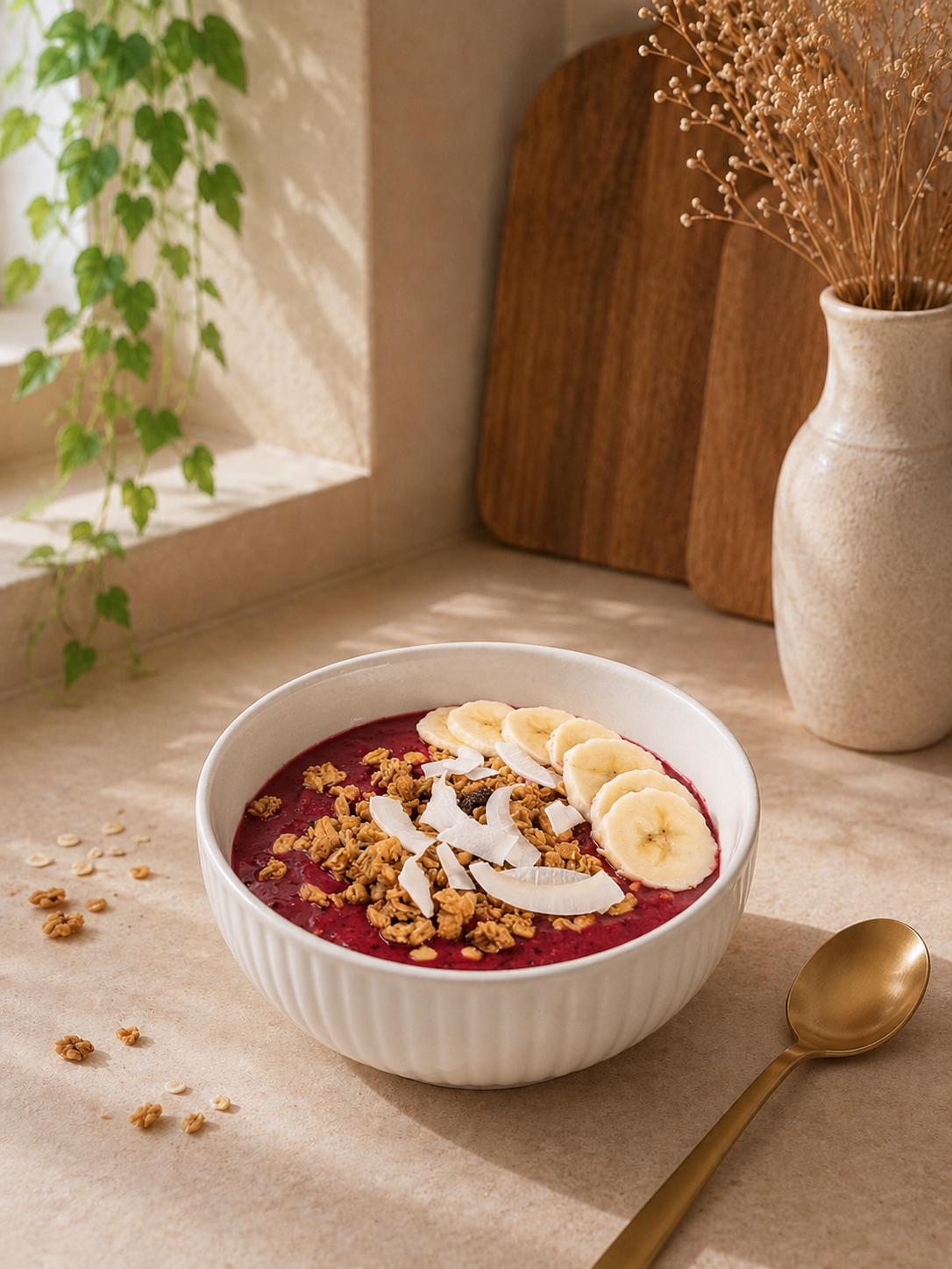 Red velvet smoothiebowl - Collageen blend