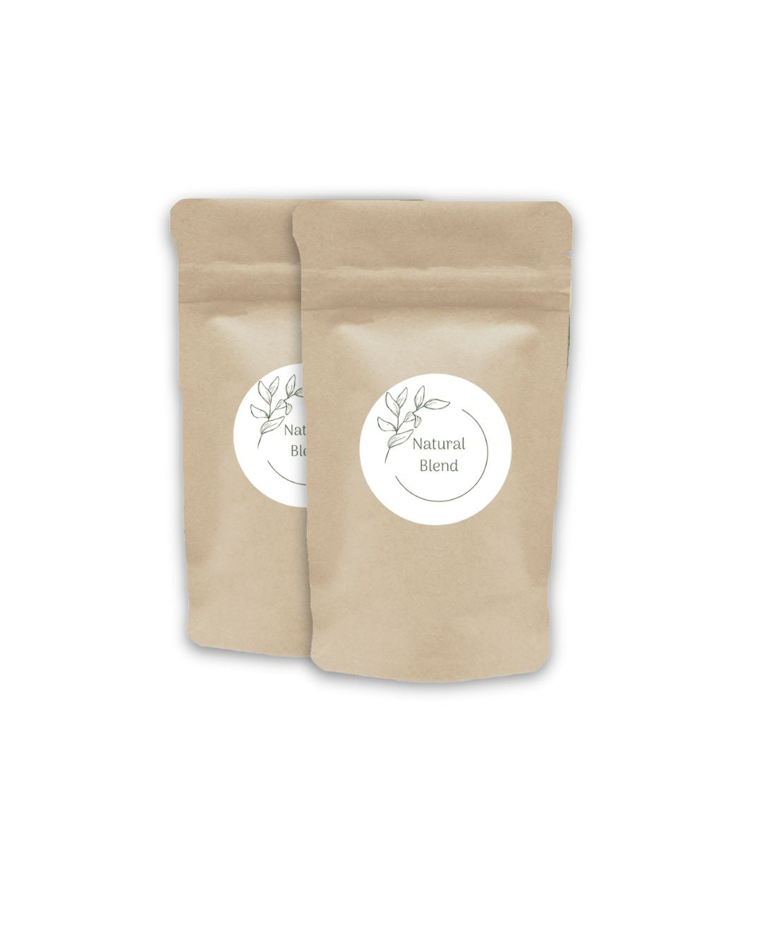 Twee proefzakjes Natural Blend superfood latte